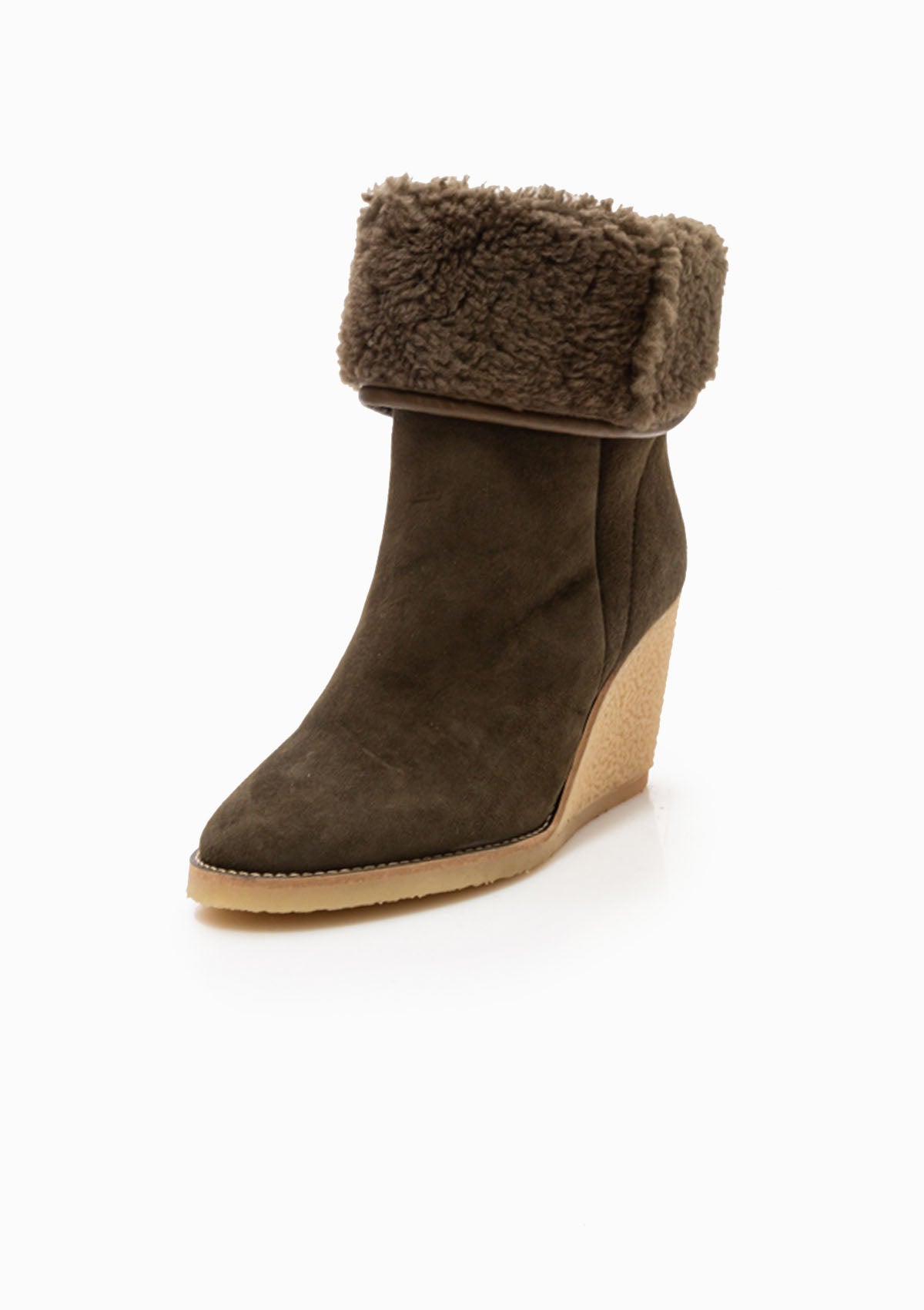 Totam Wedge Boot | Khaki