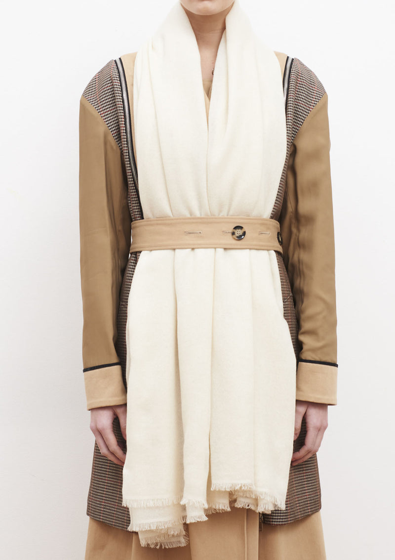 The Fray Wrap | Ivory