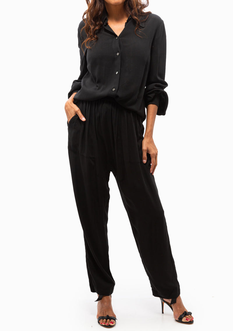 Ghost Ranch Soft Twill Blouse | Black