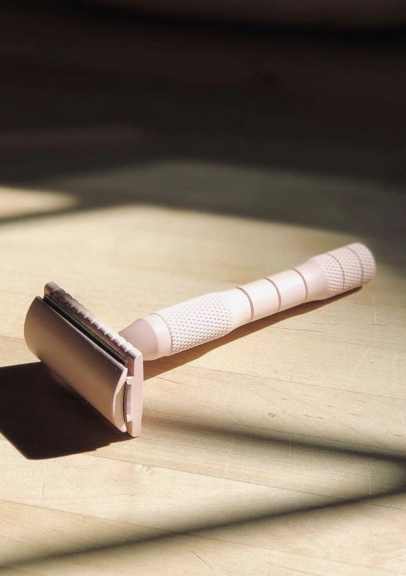 Solid Brass Safety Razor | Dusty Rose