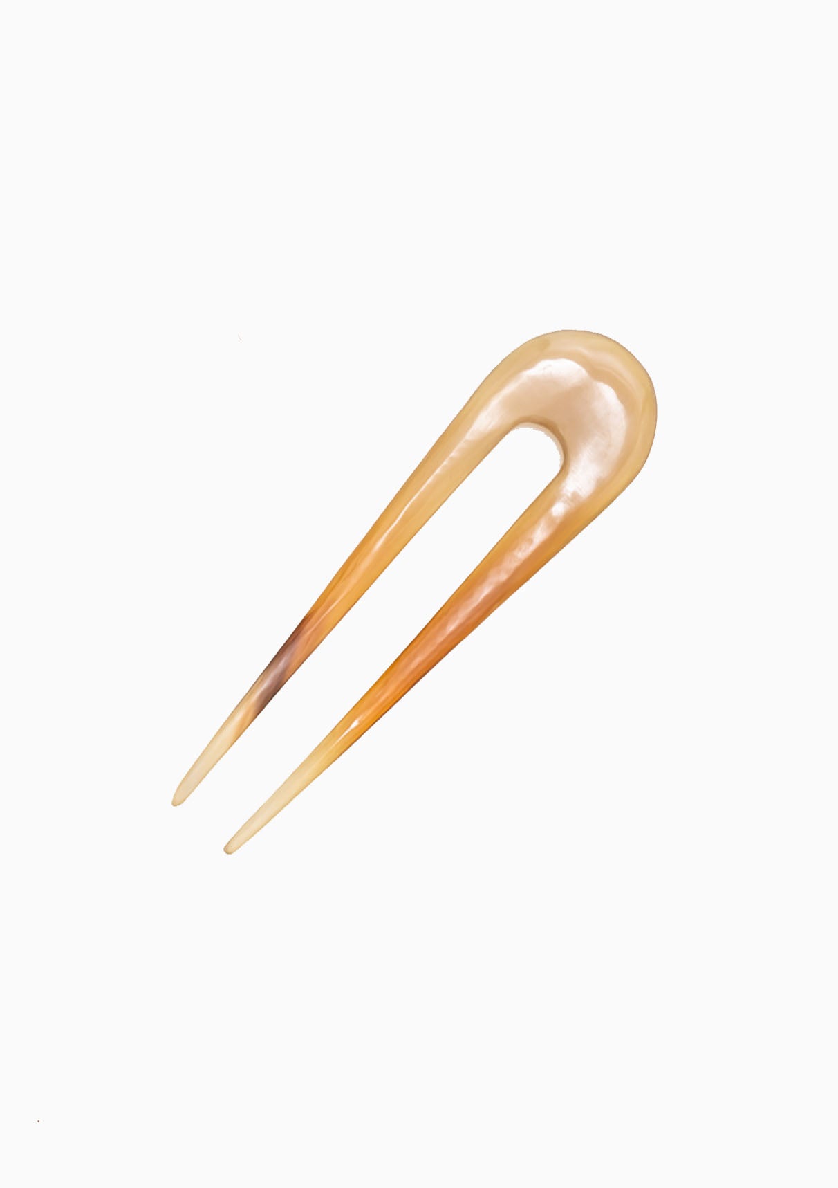 Large Sana Horn Hair Pin | Natural