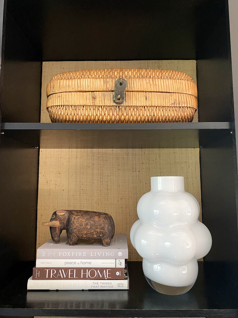Balloon Vase, Opal White | 4"/9" x 12.5"