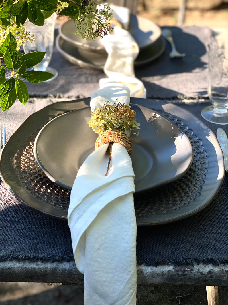 Cloud 100% Stone Washed Linen Napkin | Set Of 4