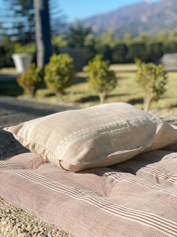 Cushion, Taupe Batik | 12" x 20"