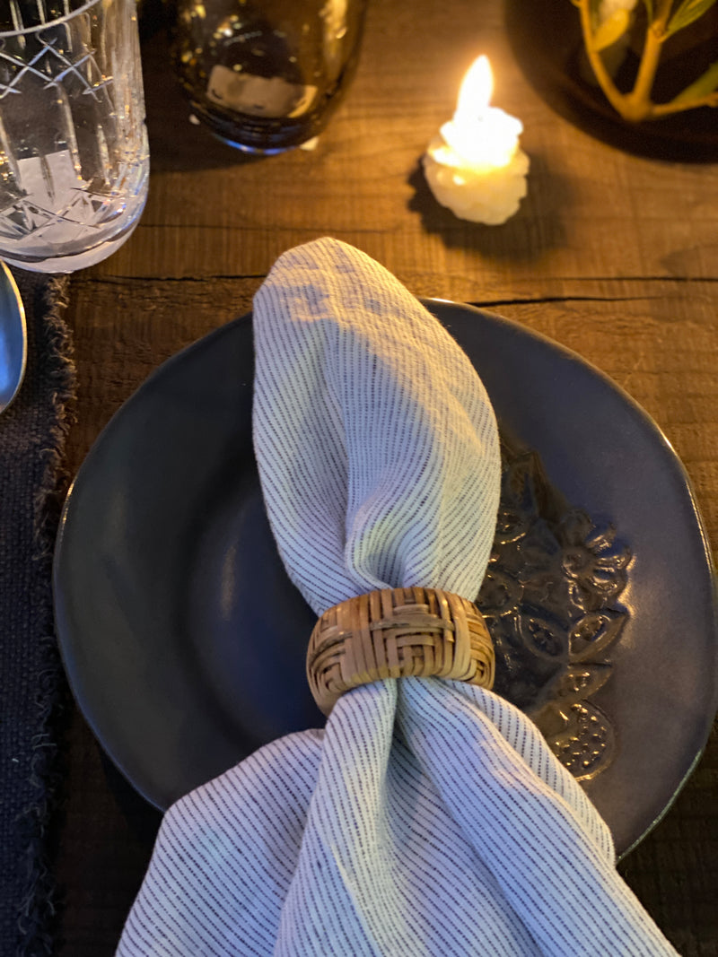 Cane Napkin Rings | Set of 4