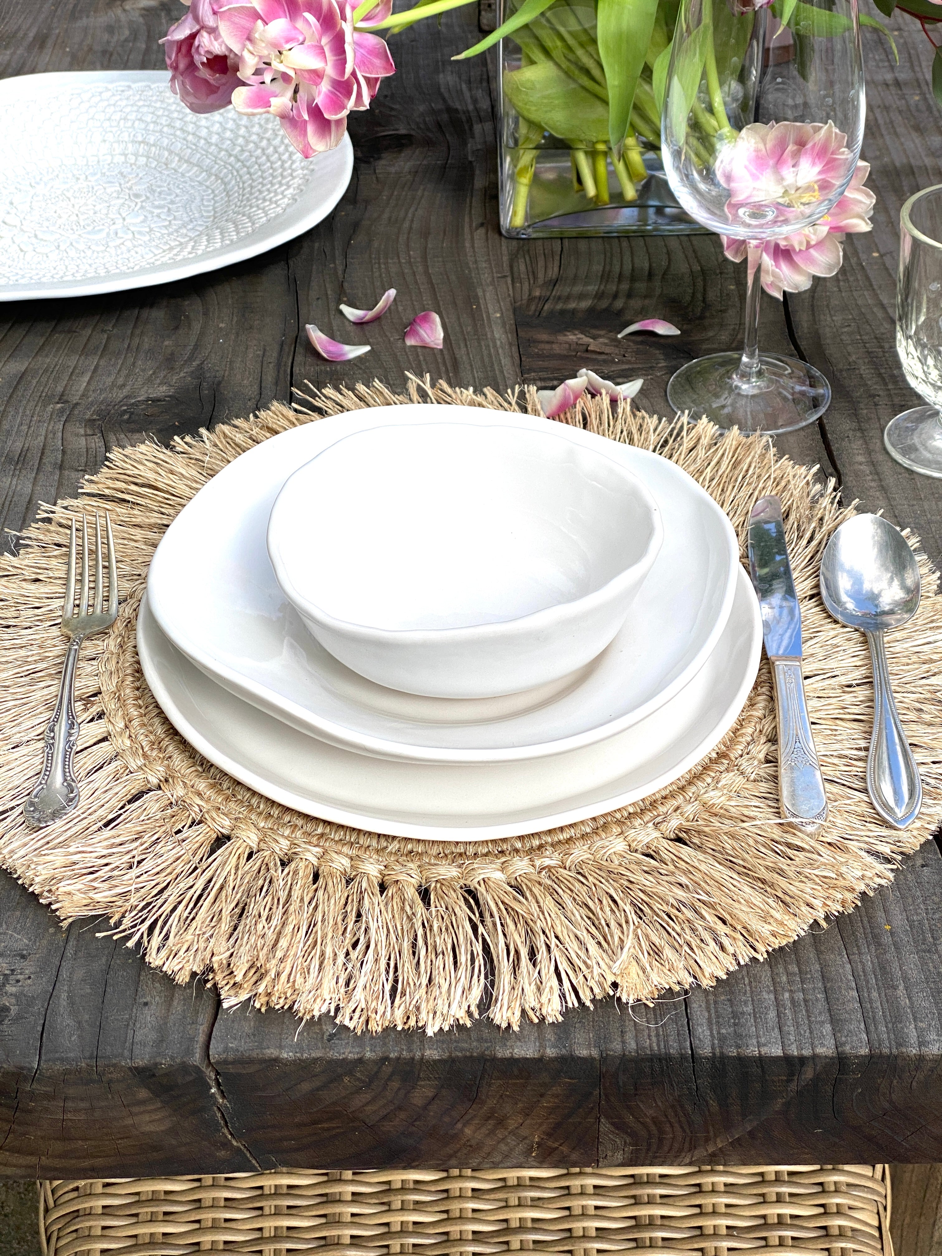 Round Fringe Placemat | Toast