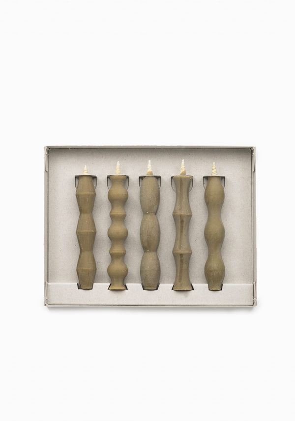 Nanao Sumac Wax Candles | Set of 5