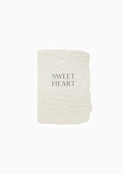 Sweetheart Lace Imprint Greeting Card