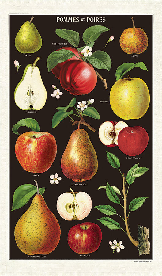 Tea Towel | Apples & Pears