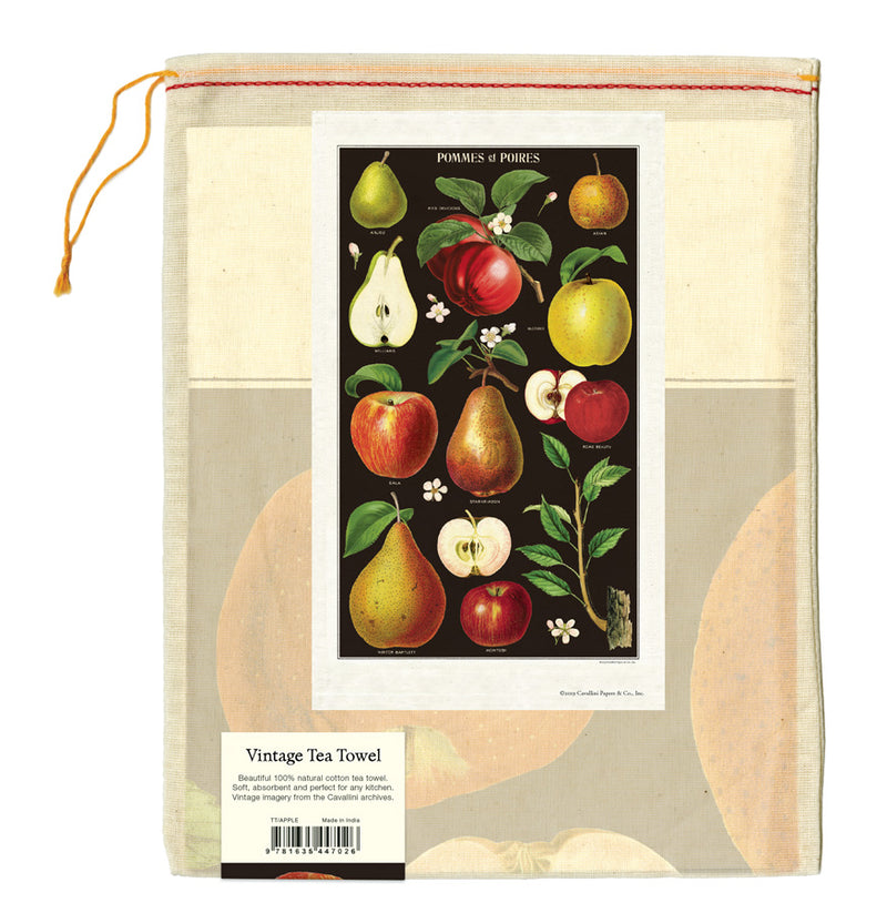 Tea Towel | Apples & Pears
