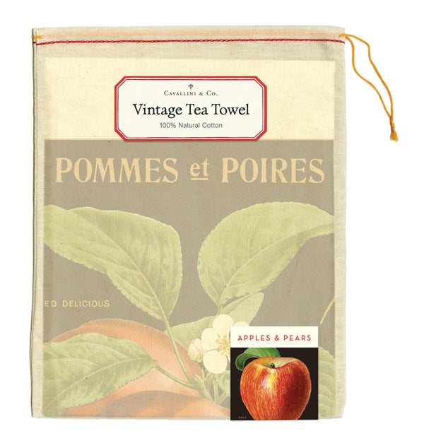 Tea Towel | Apples & Pears
