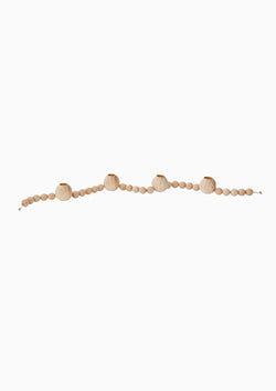 Wooden Bead Candleholder