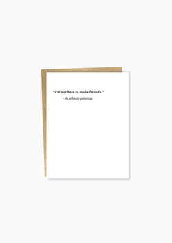 Almost Famous: Make Friends Greeting Card