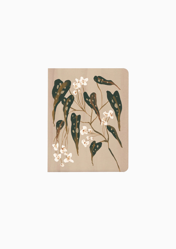 Begonia Plant Medium Layflat Notebook