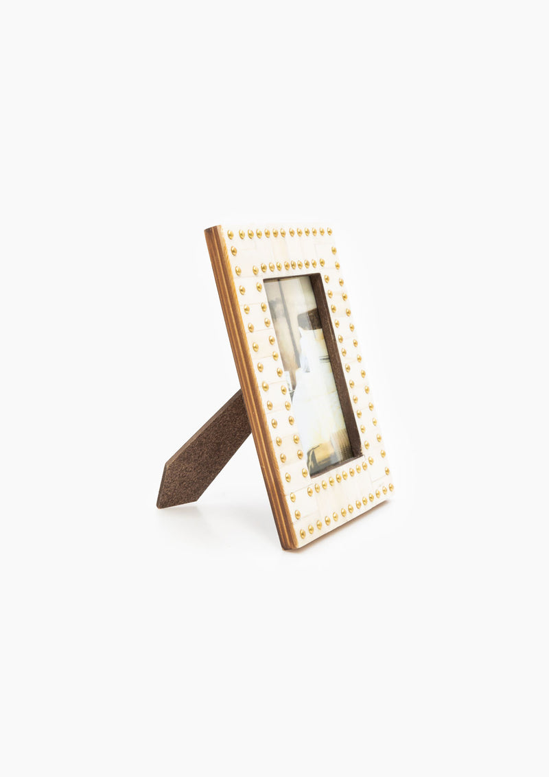 Brass Stud Frame 4" x 6" | Stud Rim