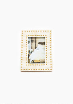 Brass Stud Frame 4" x 6" | Stud Rim