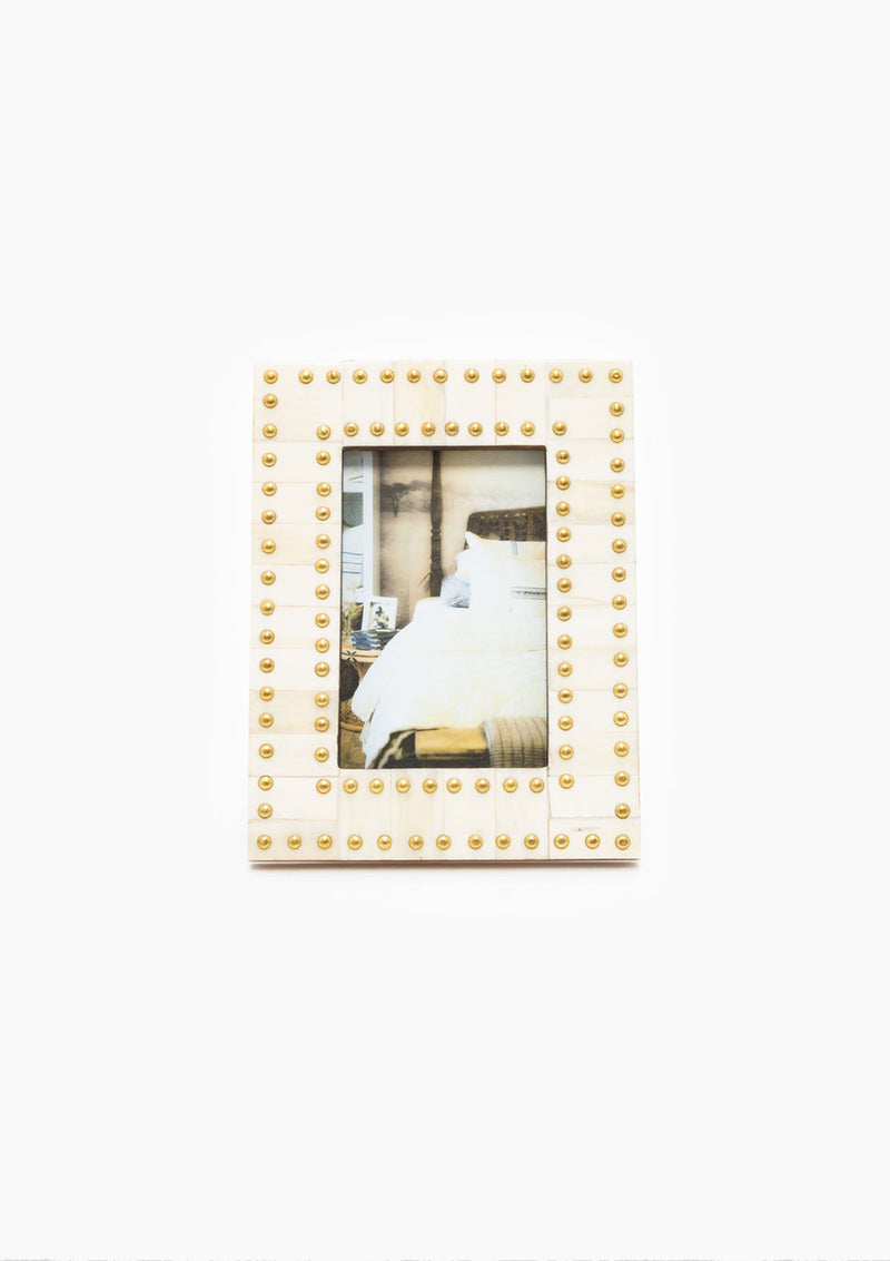 Brass Stud Frame 4" x 6" | Stud Rim