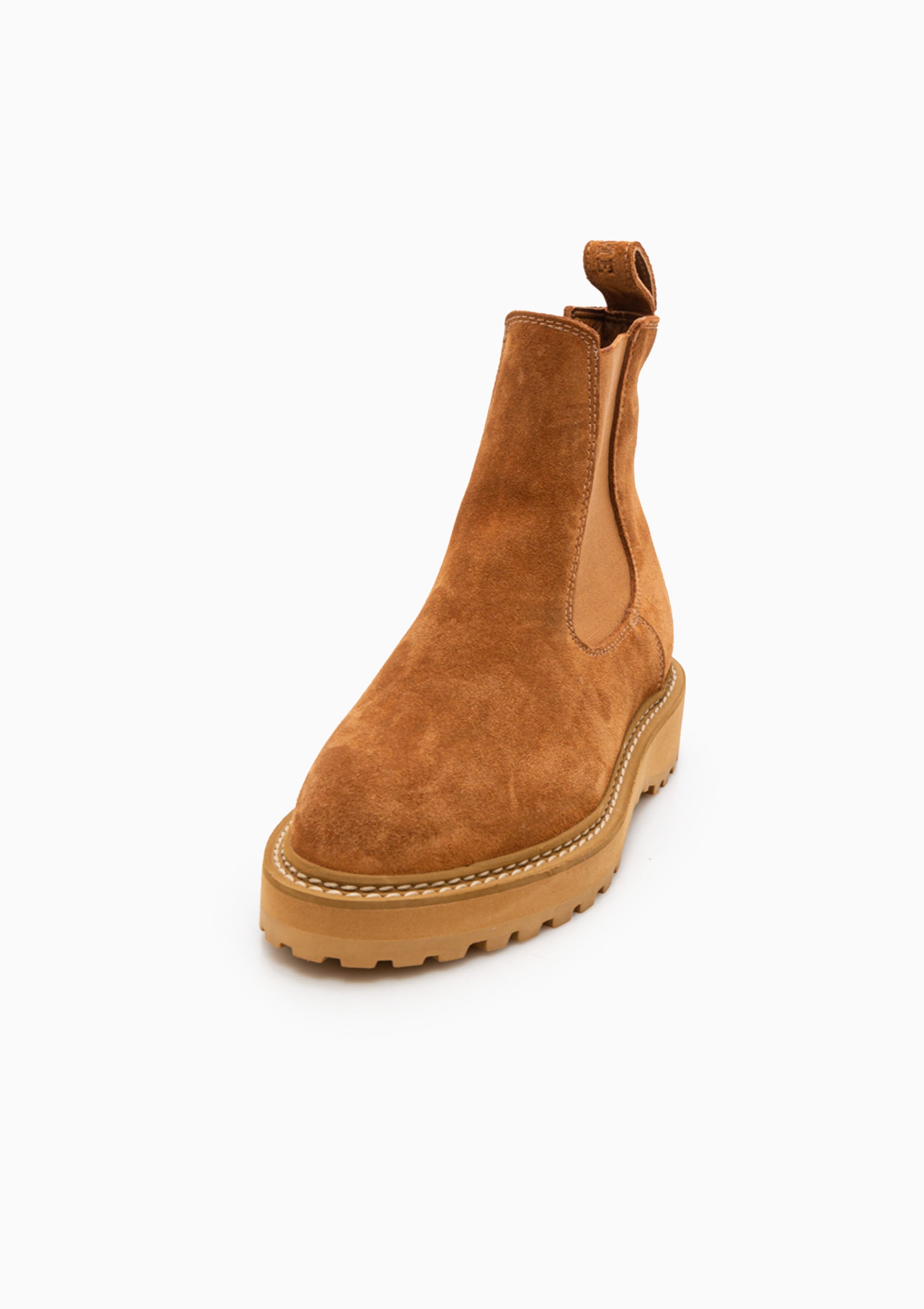 Alberone Chelsea Boot | Cognac Suede