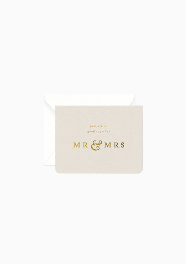 Greeting Card 2, Mr. & Mrs.