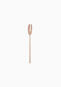 Hand Forged Brass Dessert Fork