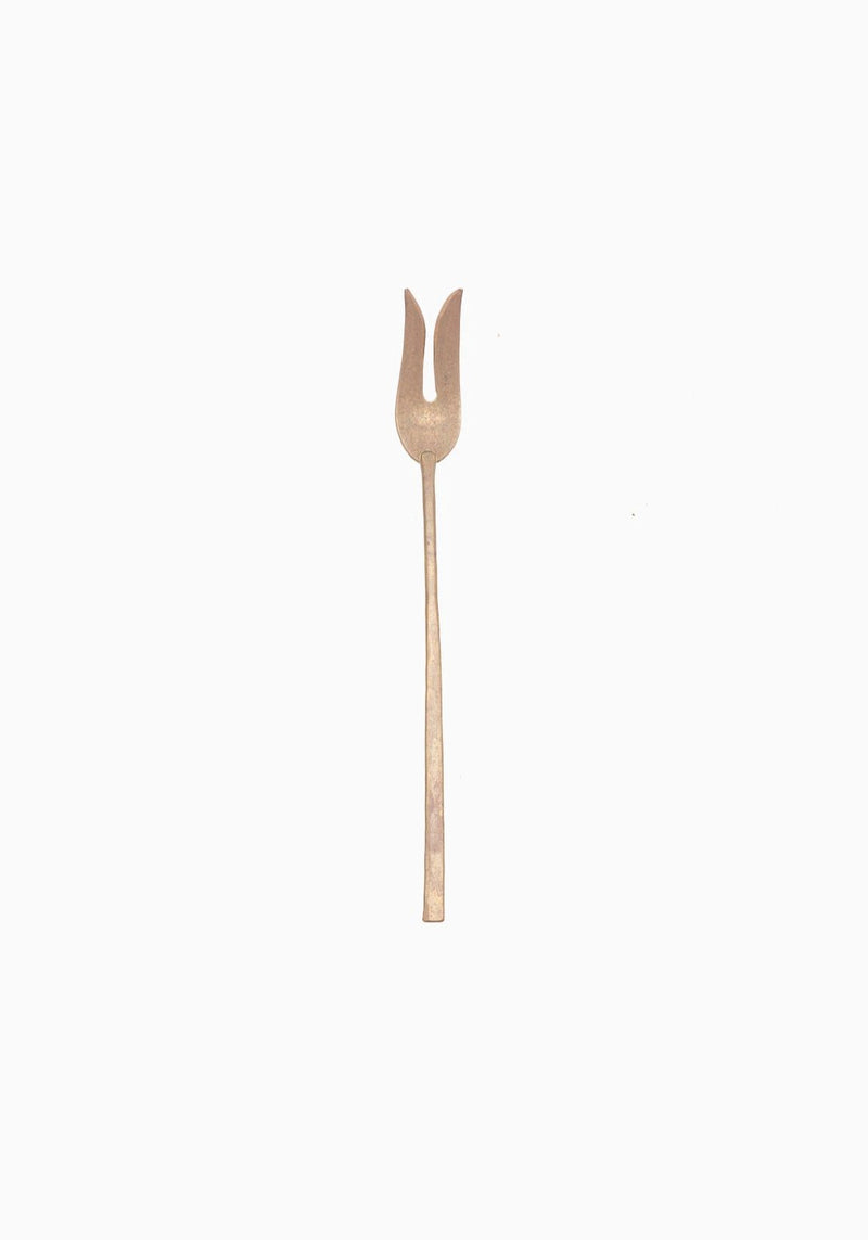 Hand Forged Brass Fruit Fork