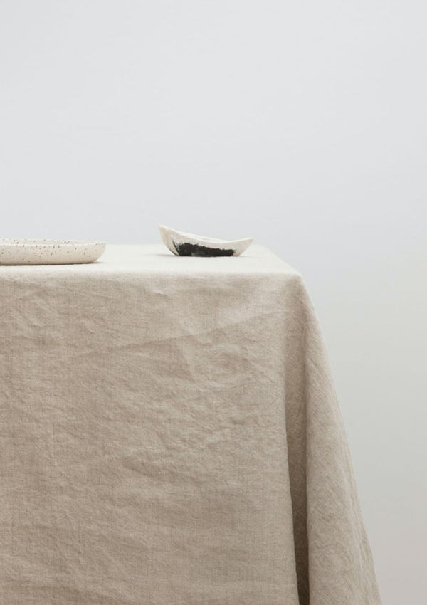 Linen Tablecloth Square | Natural