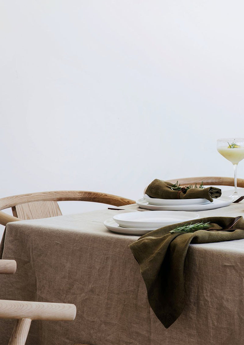 Linen Tablecloth Medium | Natural