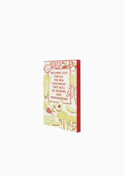 New Vegetables Notepad, 100 Sheets