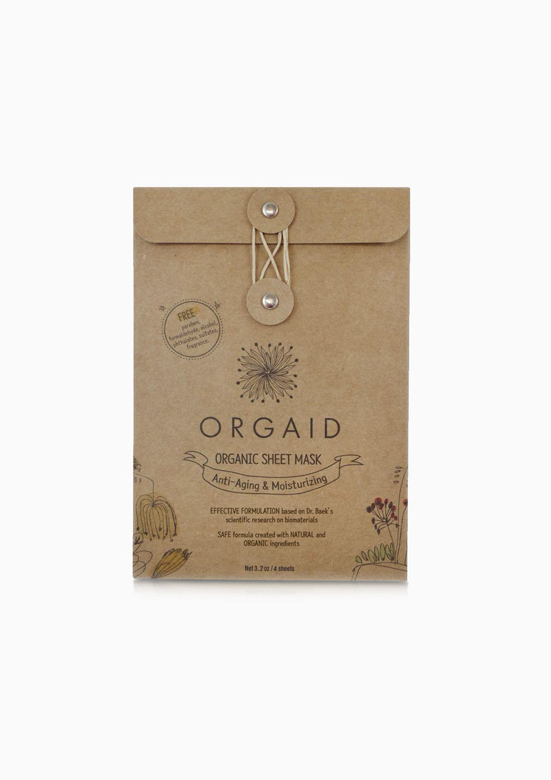 Organic Sheet Mask | Anti-Aging & Moisturizing