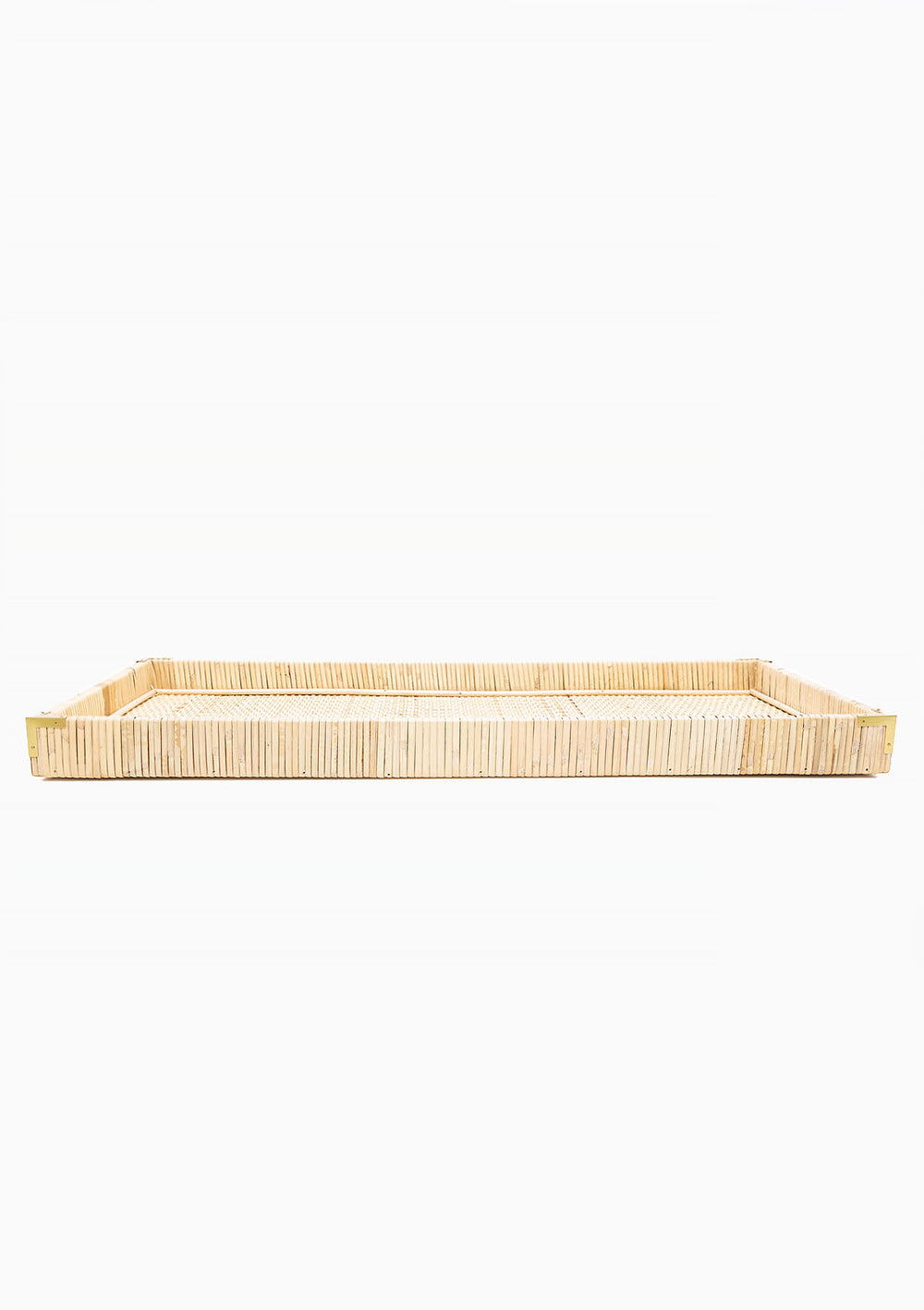 Oversized Rattan Tray | Large