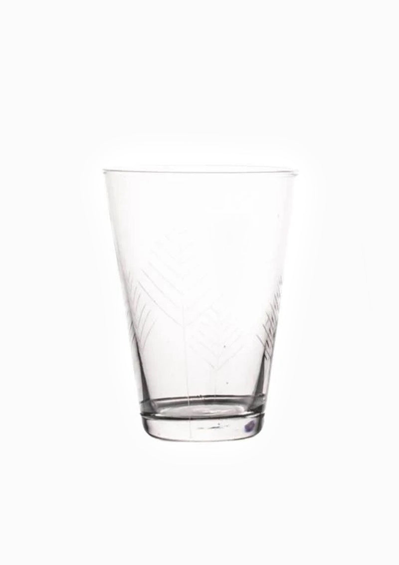 Sienna Etched Water Glass | Pine