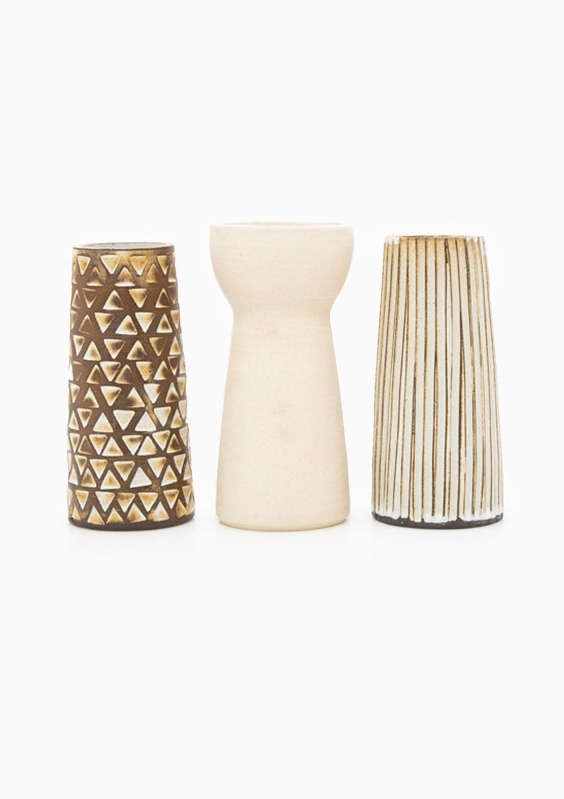 Tall Tribal Triangle Vase 2
