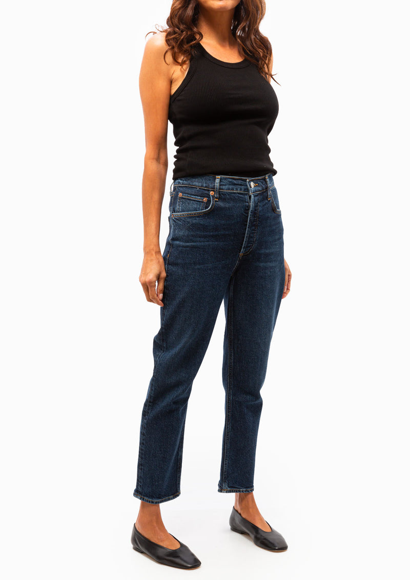 Riley High Rise Straight Crop | Divided