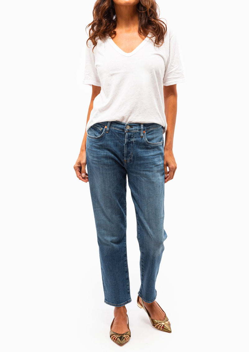 Cecilie V Neck T-Shirt | White