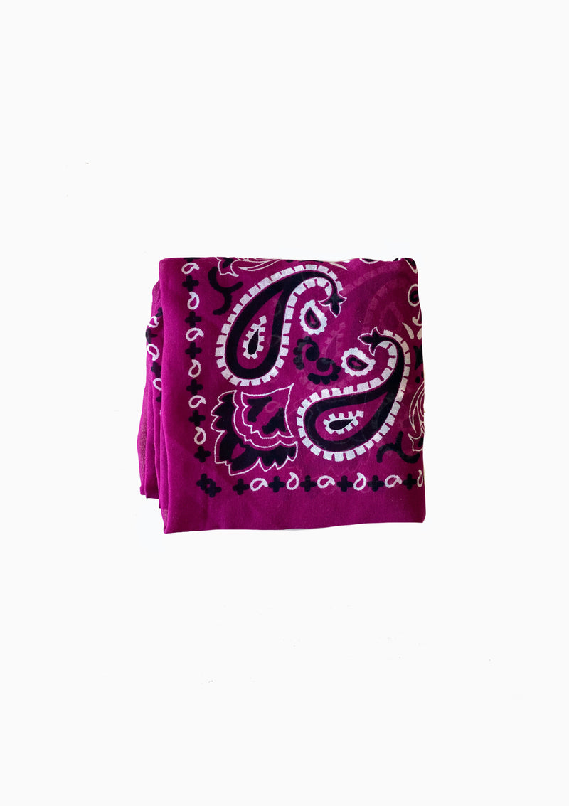 Cotton Bandana/Quadra | Purple