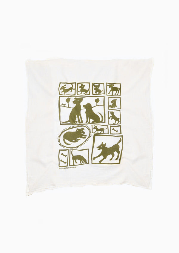 Flour Sack Dish Towel | Dogs