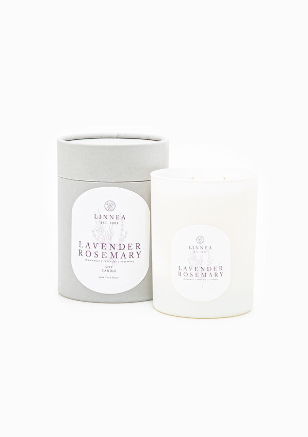 Lavender Rosemary Double Wick Candle