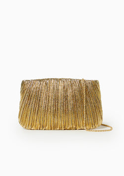 Brit Flat Pleated Pouch | Oro