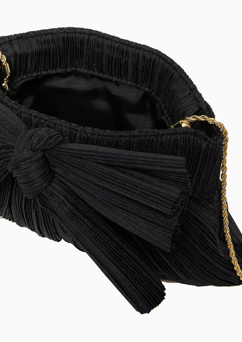 Rayne Bow Clutch  | Black