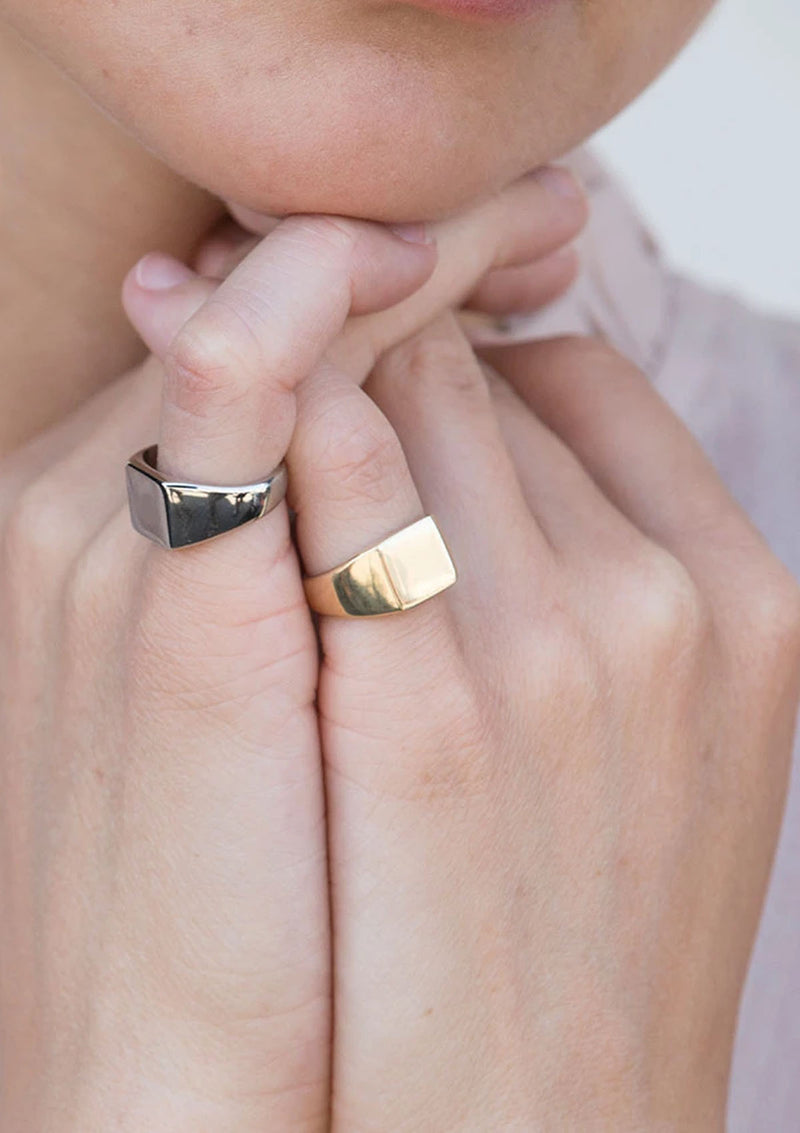 Iga Pinky Ring | Gold Plated Brass