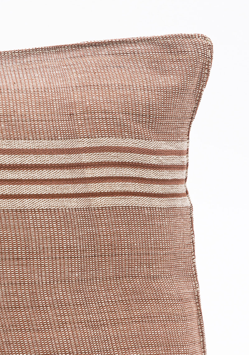 Cushion, Brown Stripe | 12" x 20"