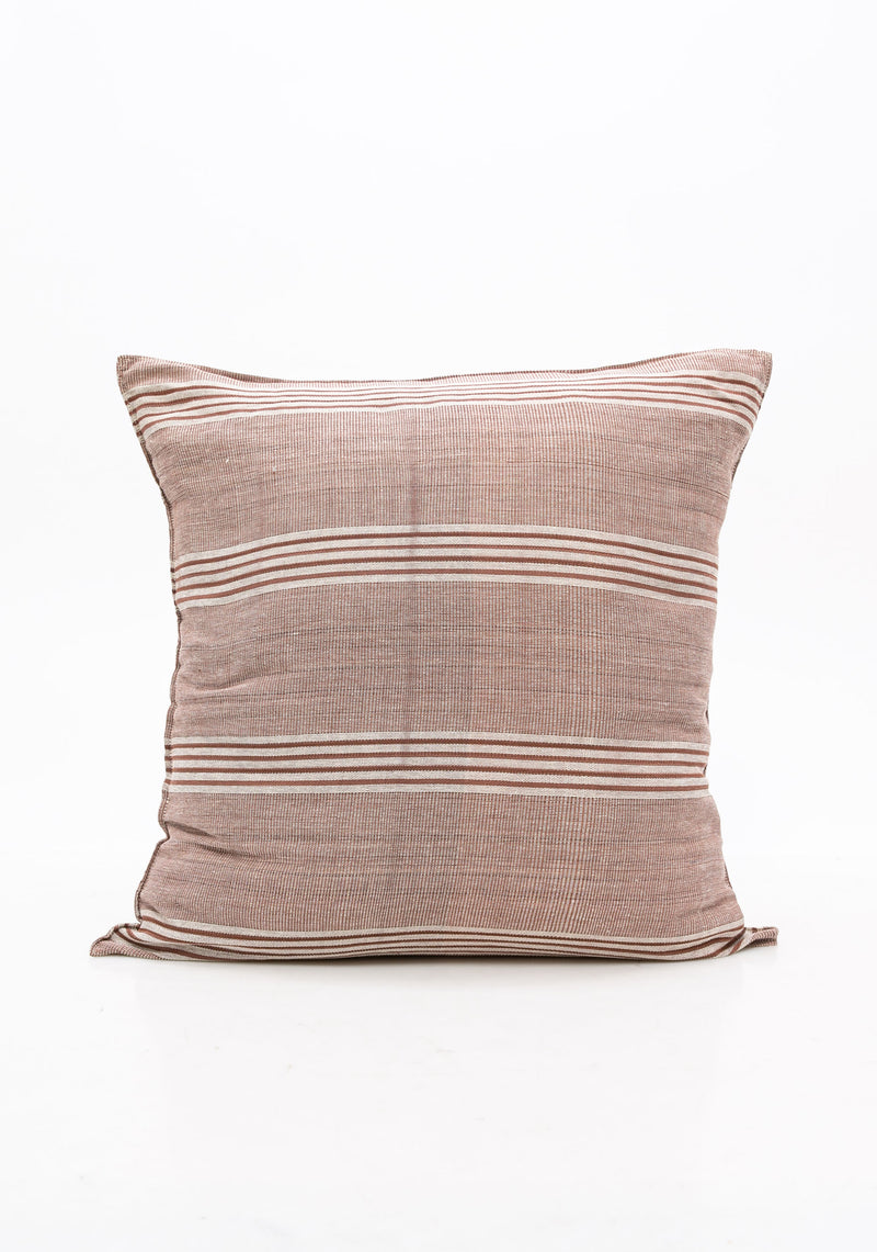 Cushion, Brown Stripe | 20" x 20"