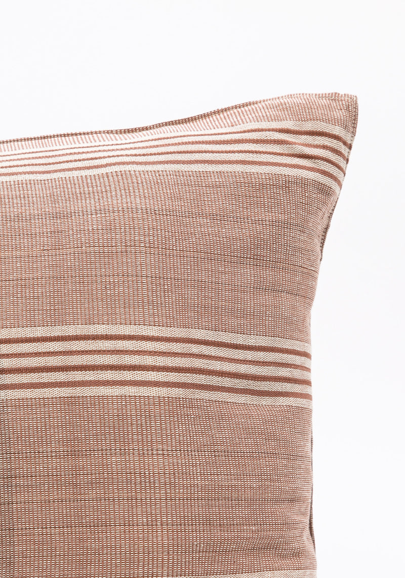 Cushion, Brown Stripe | 20" x 20"
