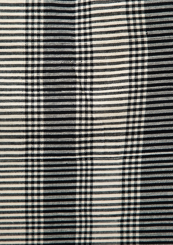 Headboard Cushion, Navy Striped Plaid | 24" x 32