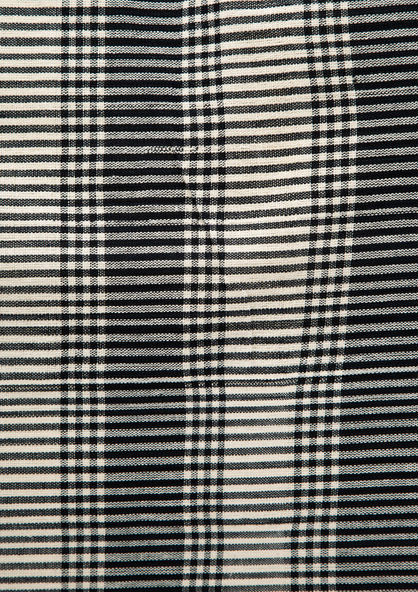 Headboard Cushion, Navy Striped Plaid | 24" x 32