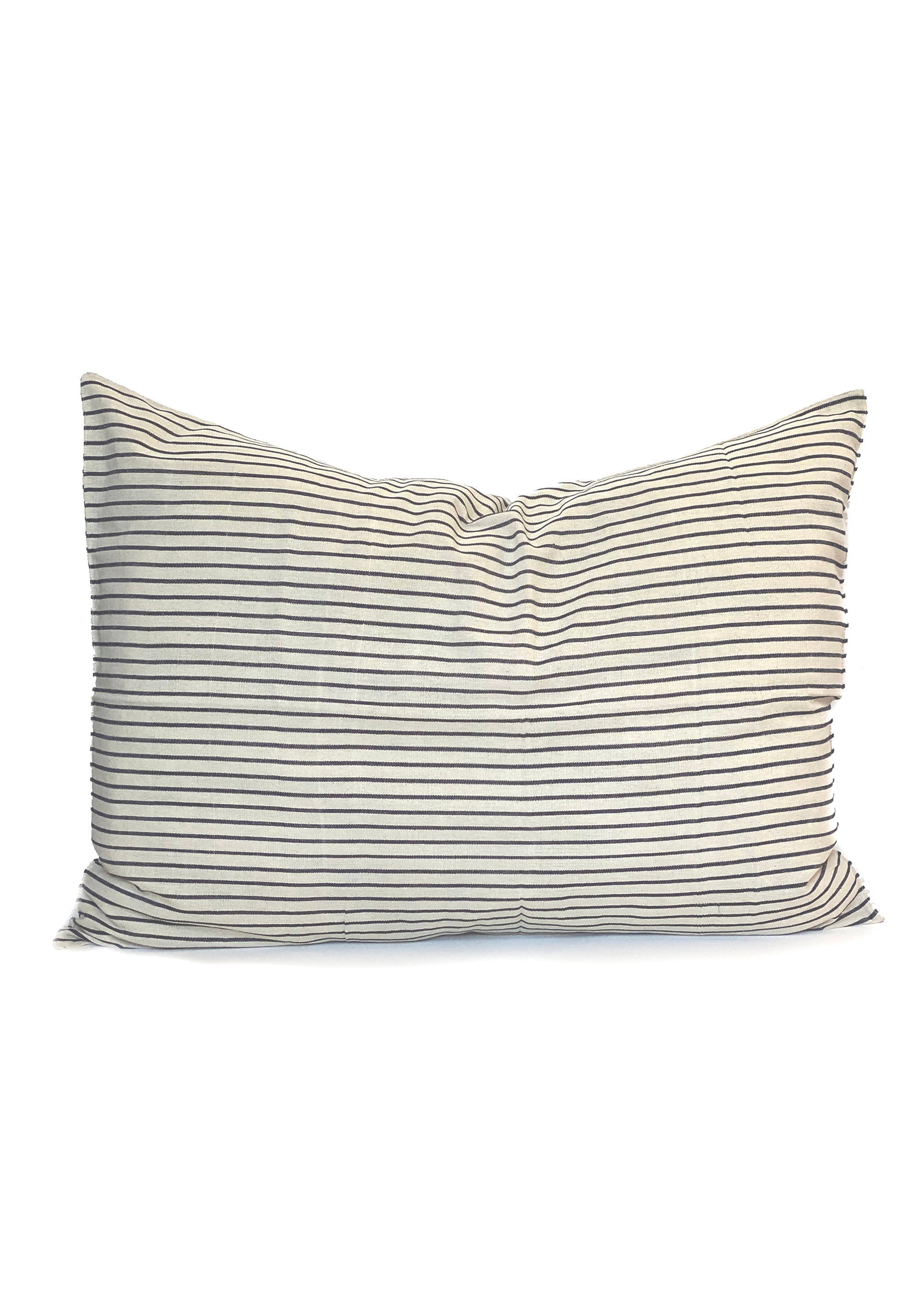 Headboard Cushion, Navy Stripe | 24" x 32"