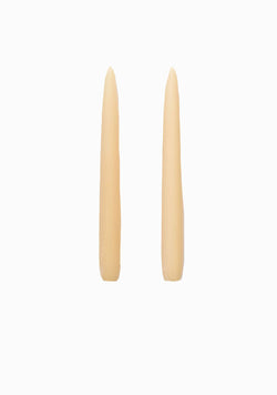 Rice Bran Taper Candles | Set of 2