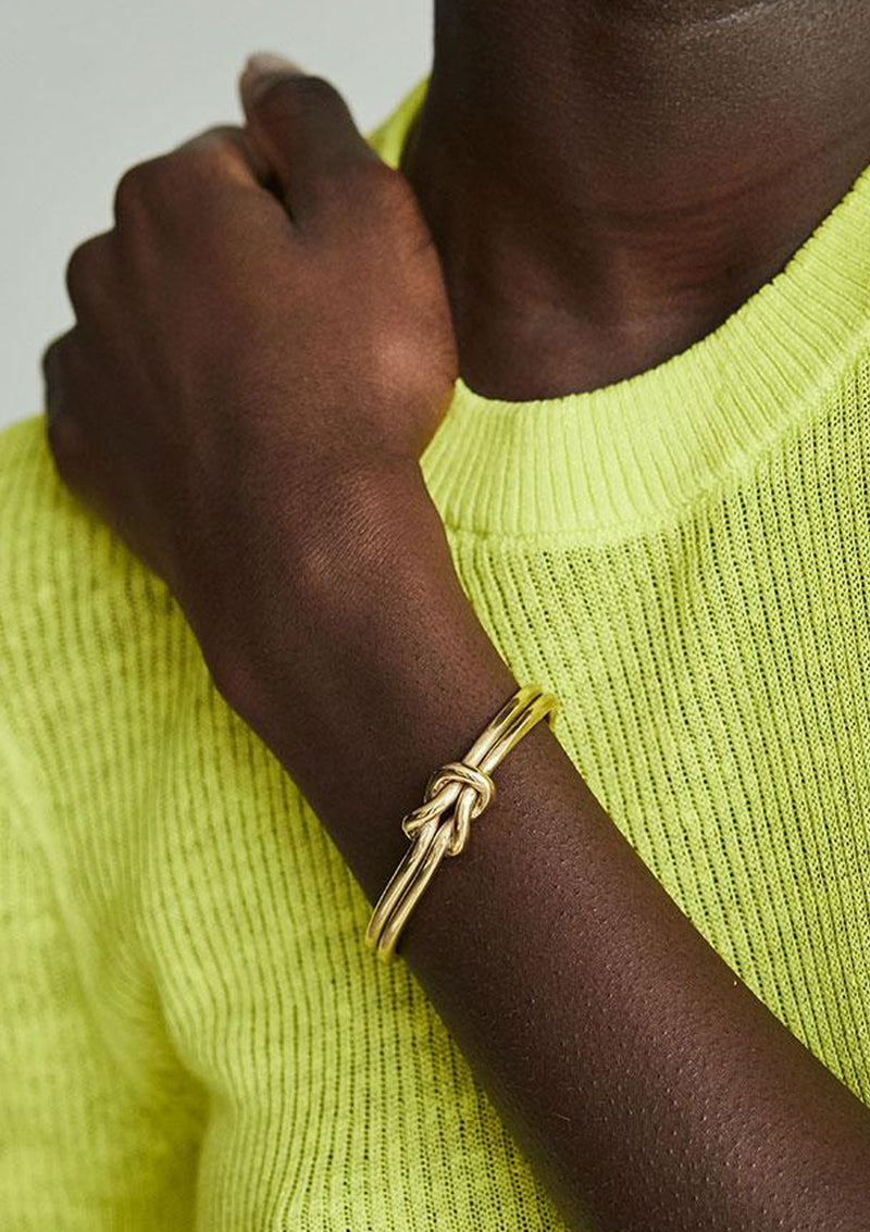 Sayo Cuff | Gold Plated Brass